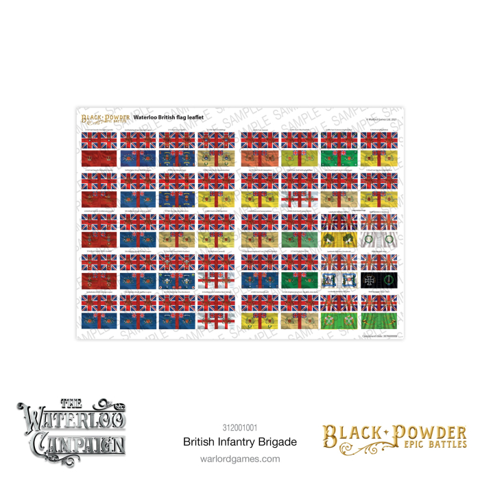 Epic Battles - Black Powder: Waterloo - British Infantry Brigade